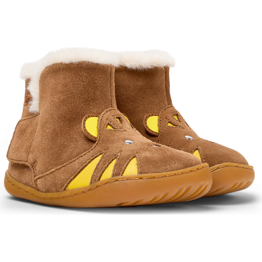 Boots Peu Cami First Walker Medium Brown, Brown