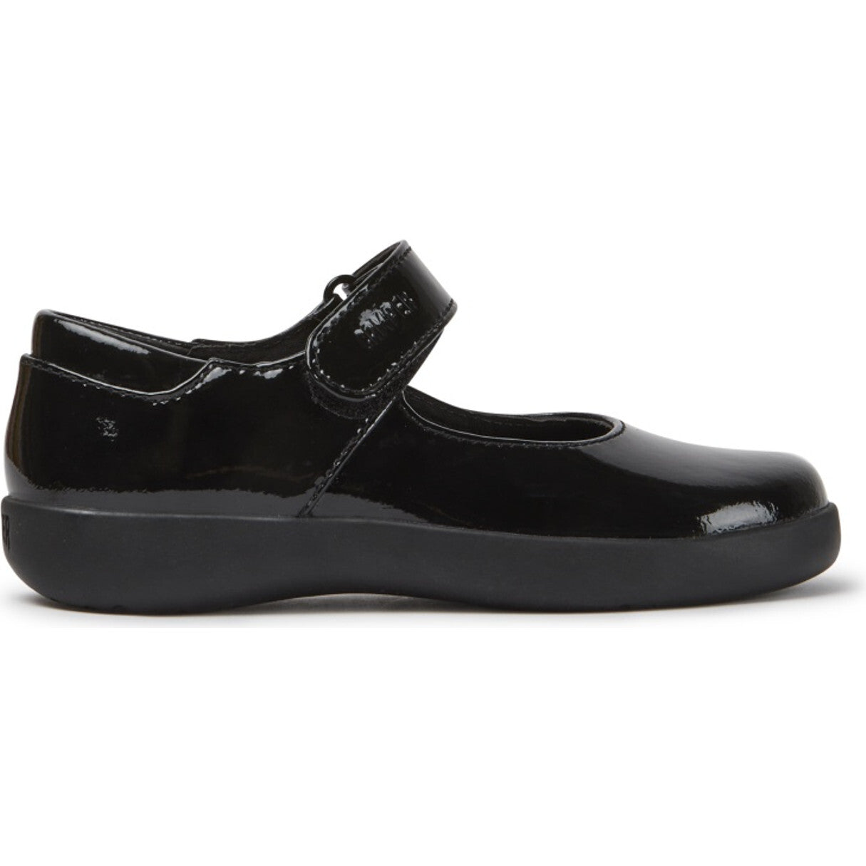 Girls Spiral Comet Suede Mary Jane, Black