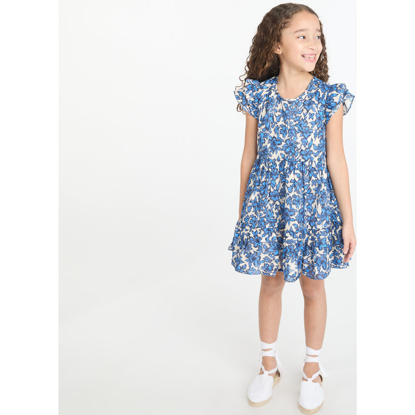 Mini Maribel Dress, Blue