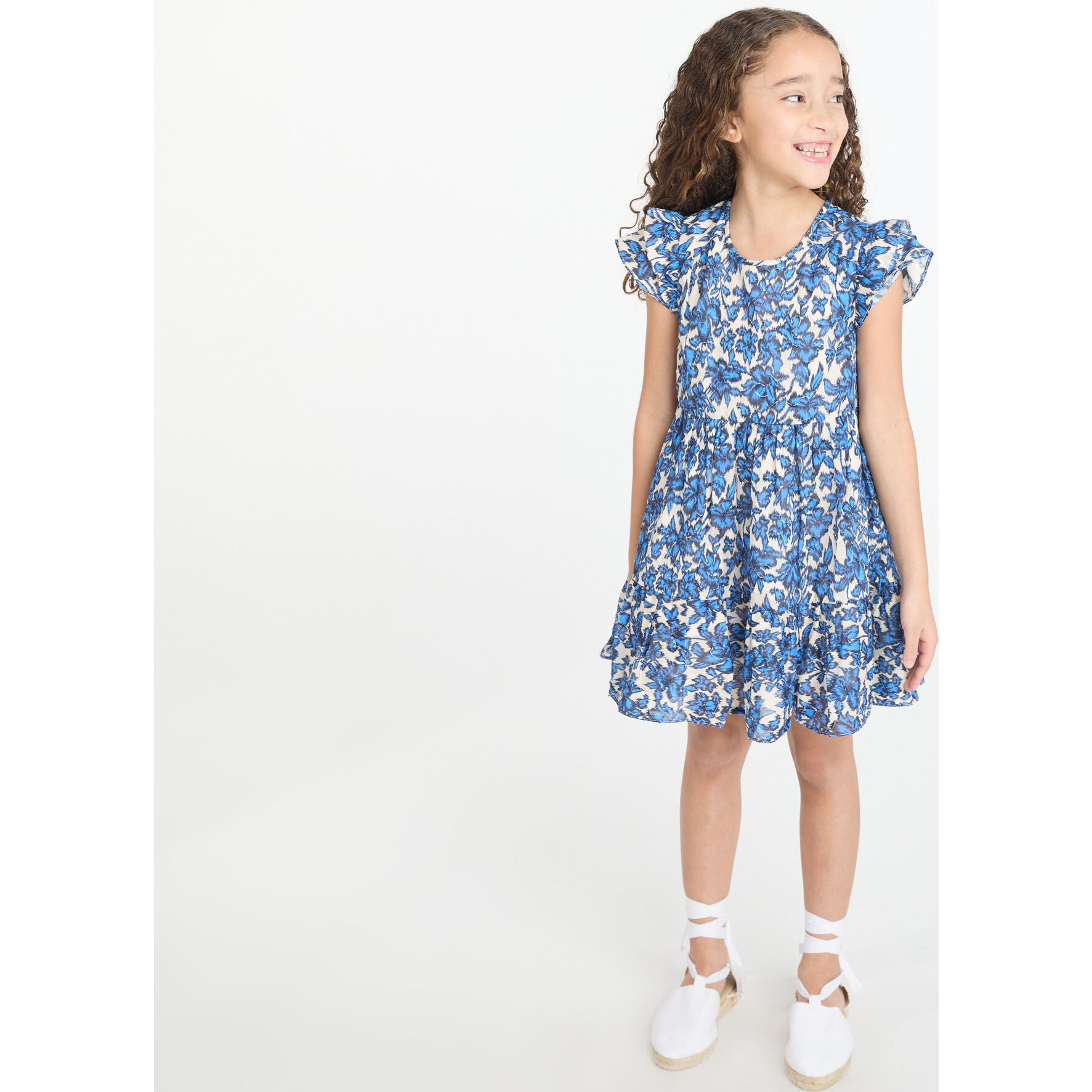 Mini Maribel Dress, Blue