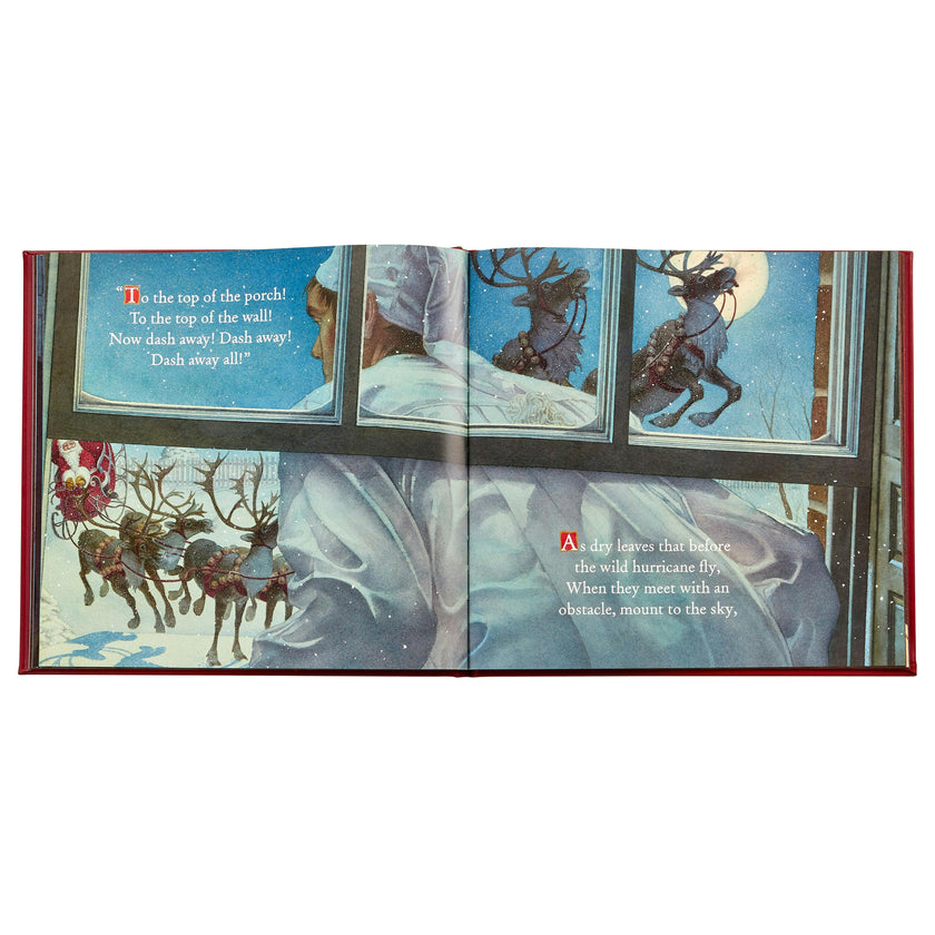 The Night Before Christmas Leather Bound Classic Children's Book