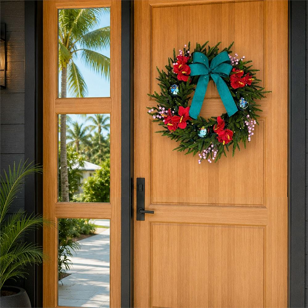 Disney® Stitch Christmas Wreath Pre-Lit