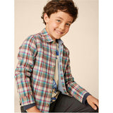Double Weave Plaid Chest Pocket Button-Up Shirt, Multi