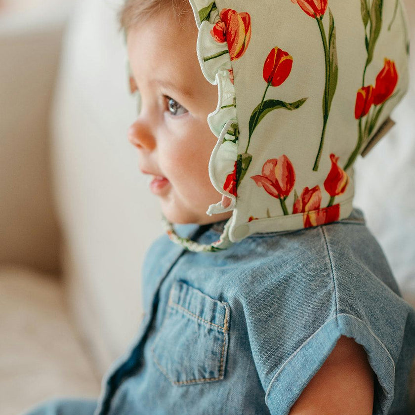 Cotton Stretch Bonnet
