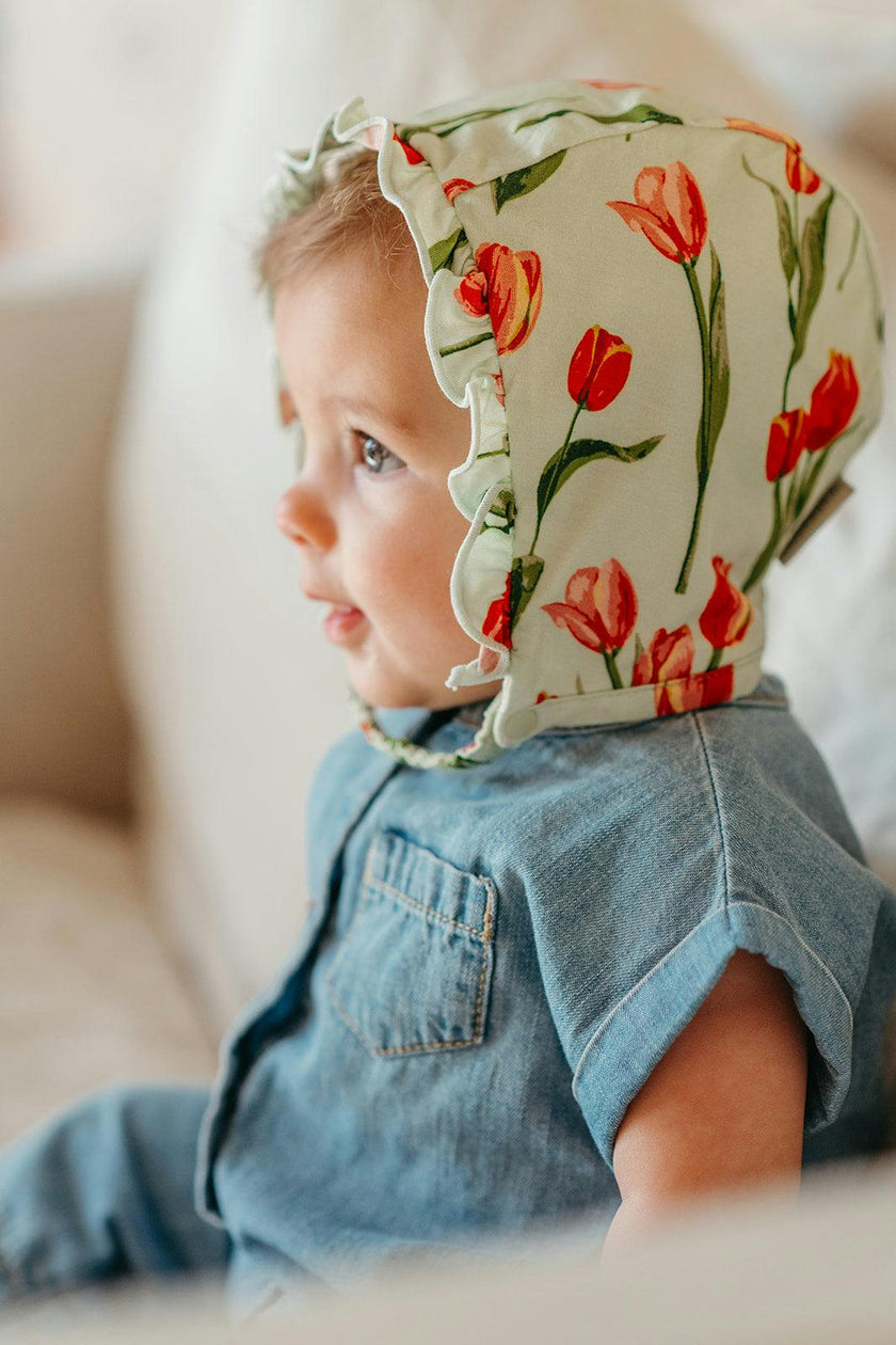 Cotton Stretch Bonnet
