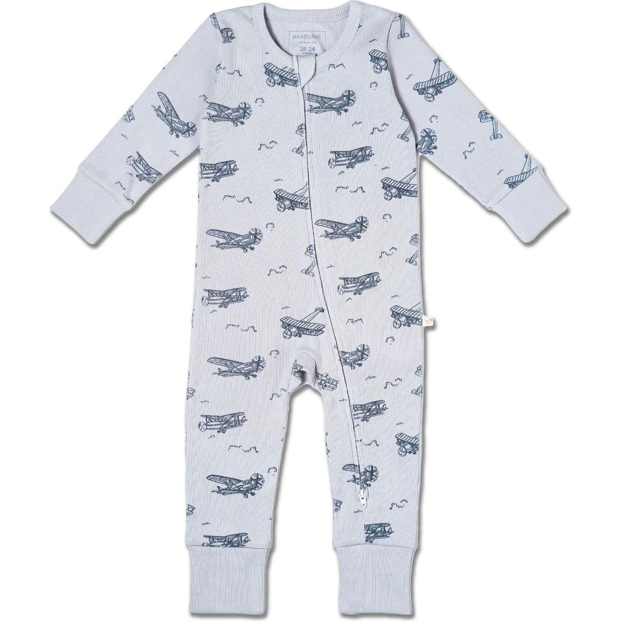 Organic 2-Way Zip Romper