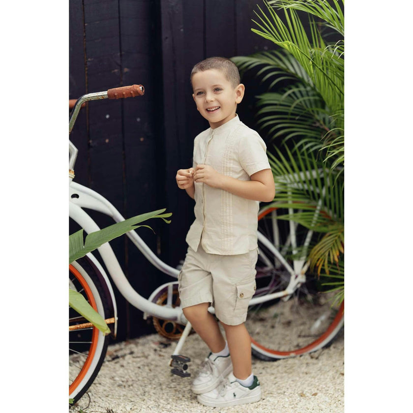 Pleats-N-Tiers Boys Shirt