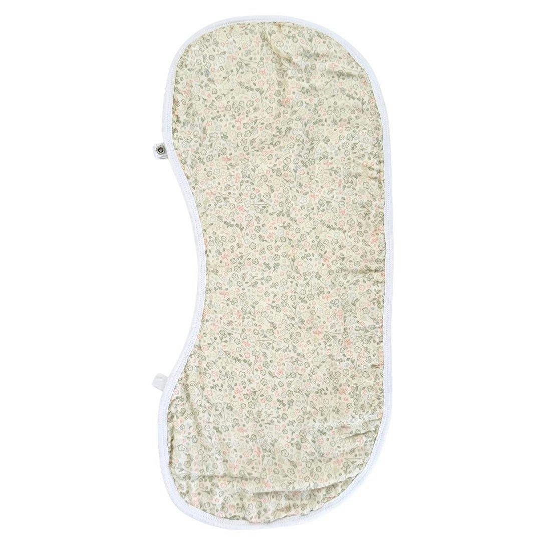 Burp Cloth Bib in Bloom By The Pond