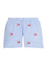 Embroidered Basic Short - Flags