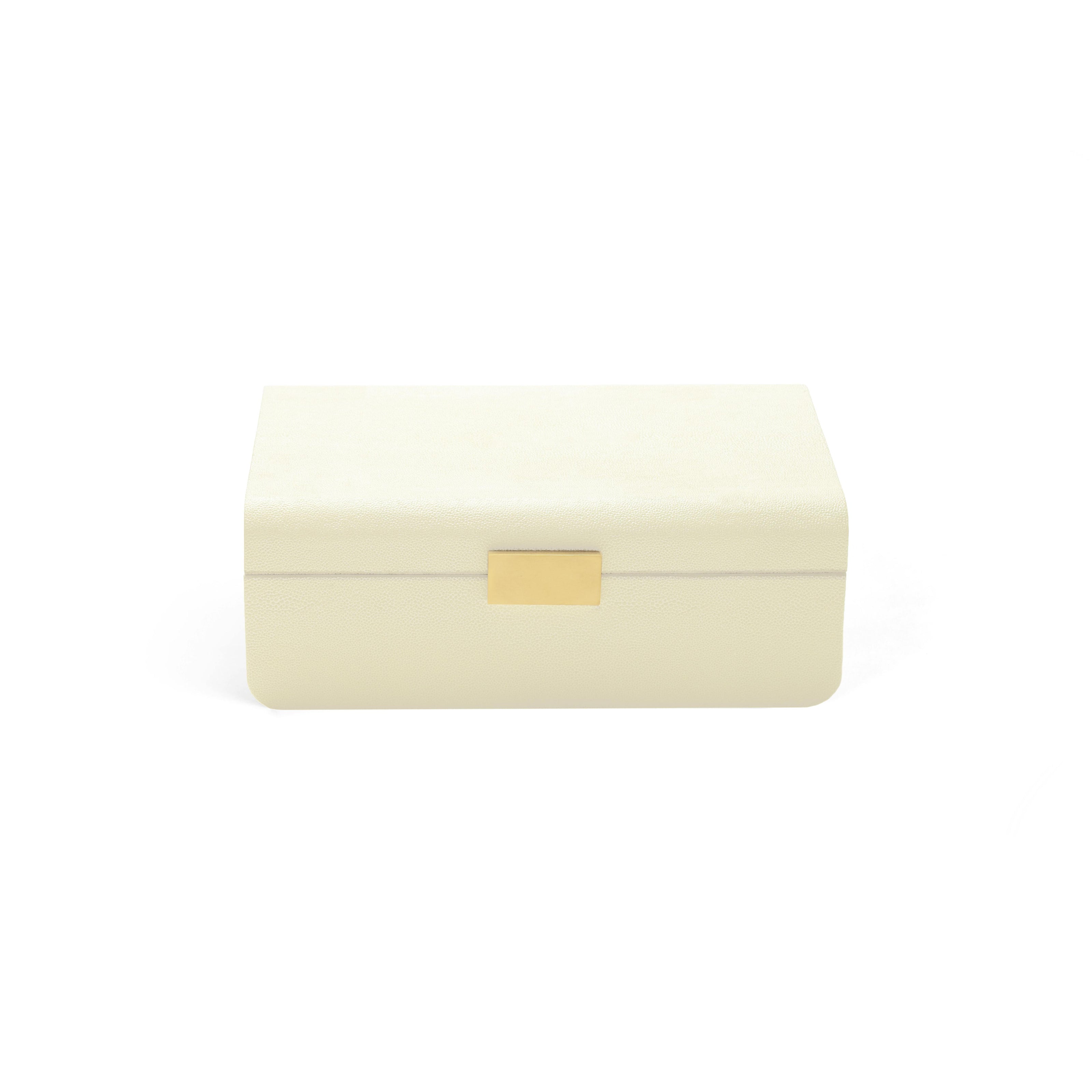Modern Shagreen Large Jewelry Box