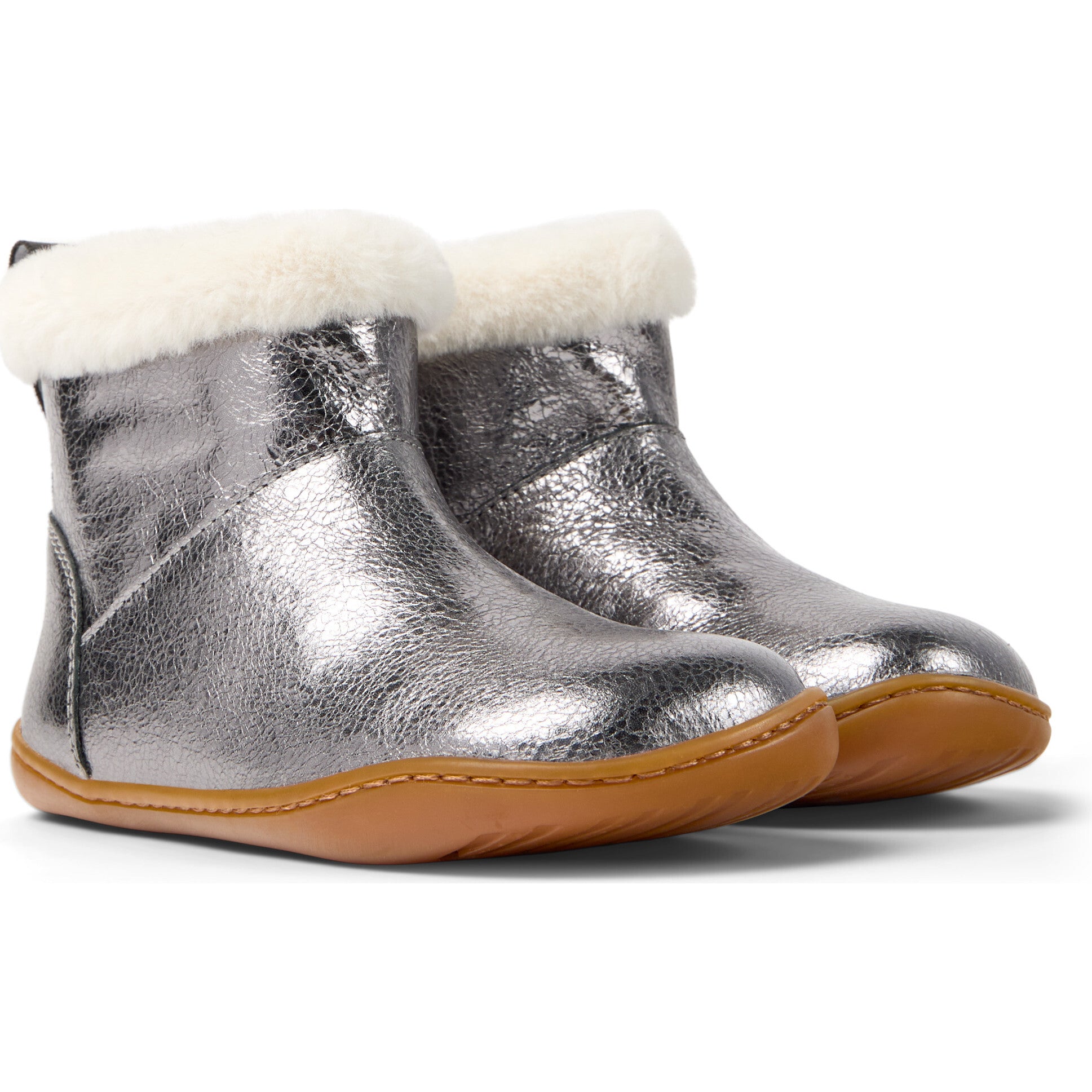 Kids Peu Leather Ankle Boots