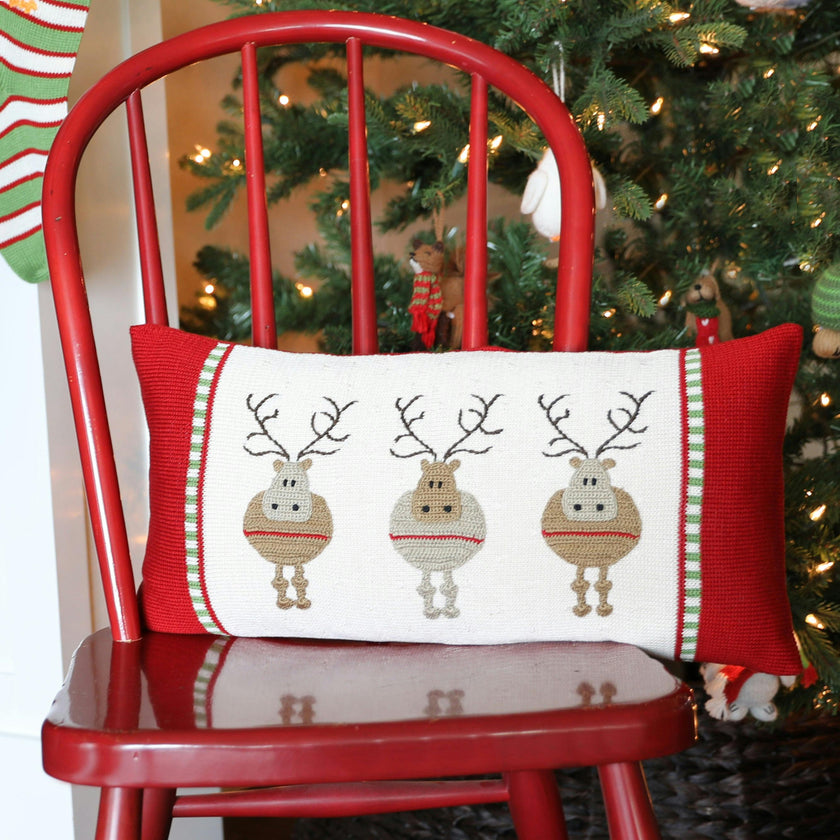 Round Applique Pillow