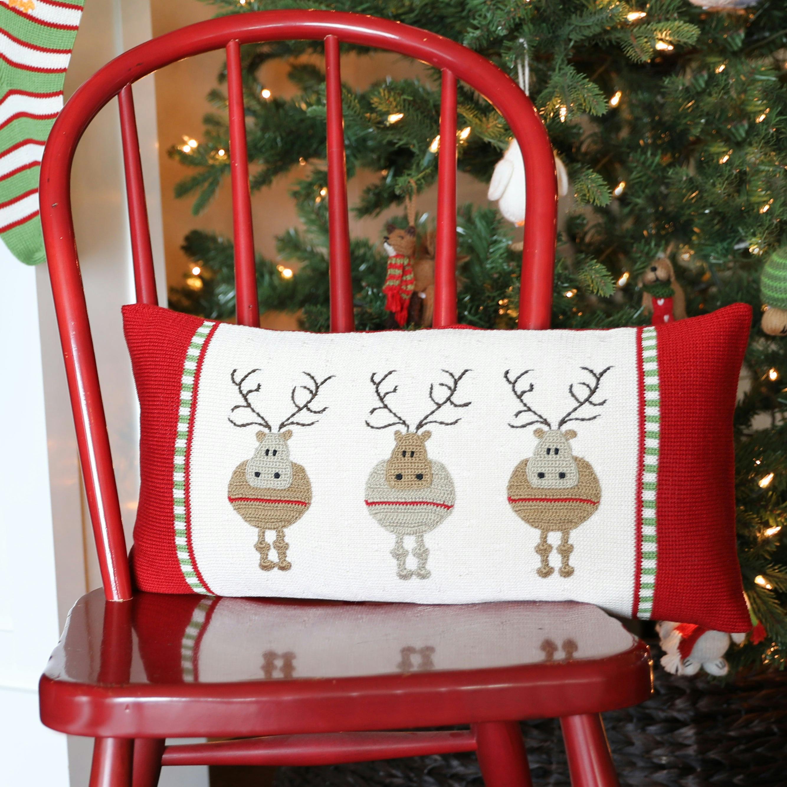 Round Applique Pillow
