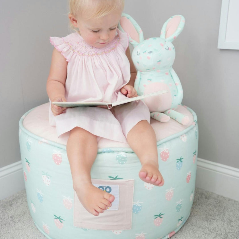 Rosie Berry (Strawberry) Pouf