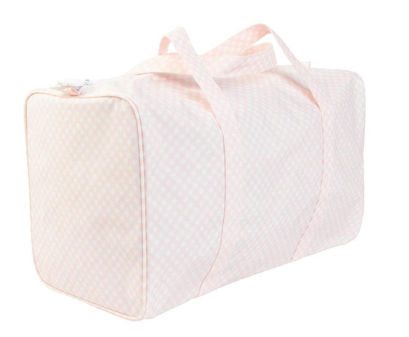 The Duffle Bag in Pink Gingham
