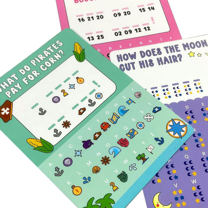 Joke Decoder Activity Cards - Set of 24
