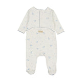 Scattered Blossoms Layette Set Barely Pink