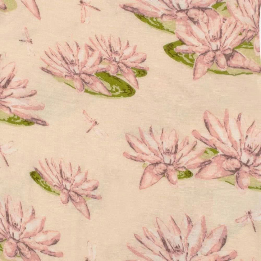 Water Lily Bamboo Snap Footed Romper