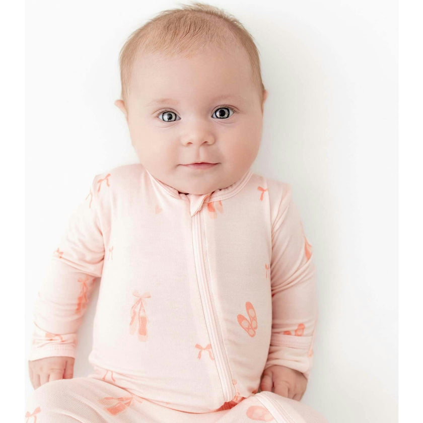 Ballerina Zippered Footie