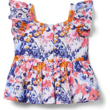 Floral Peplum Top