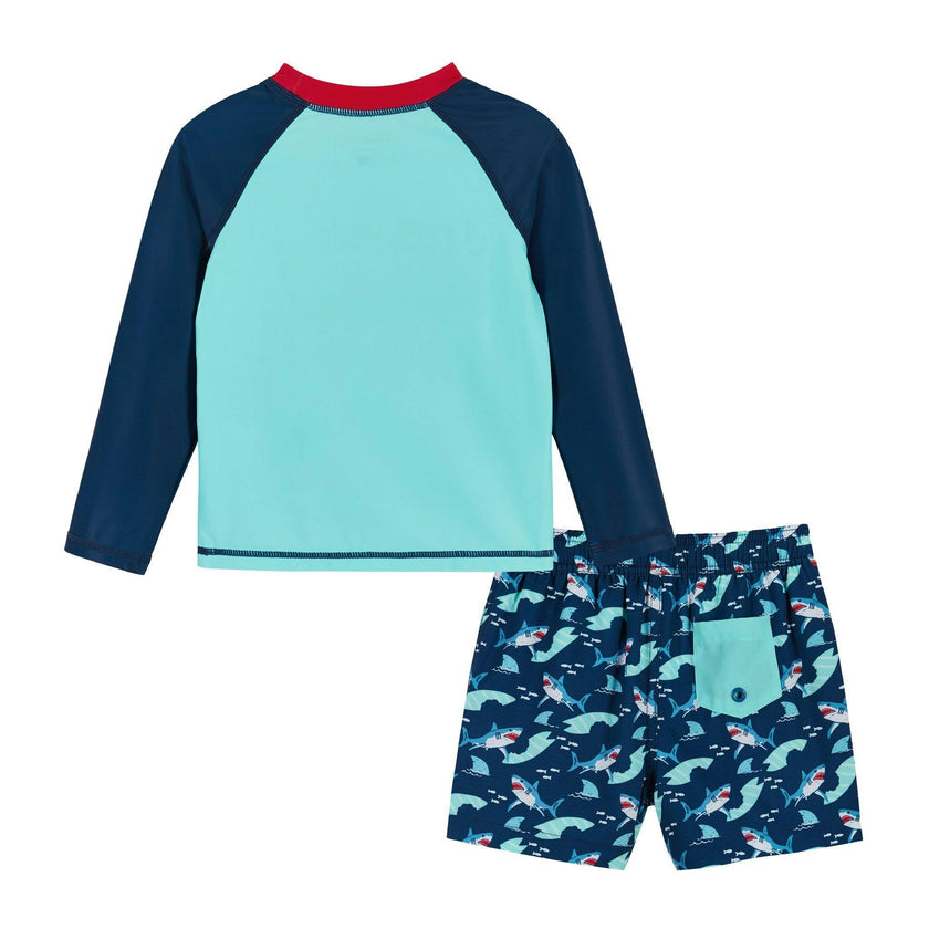 Raglan Rashguard and Boardshort Set