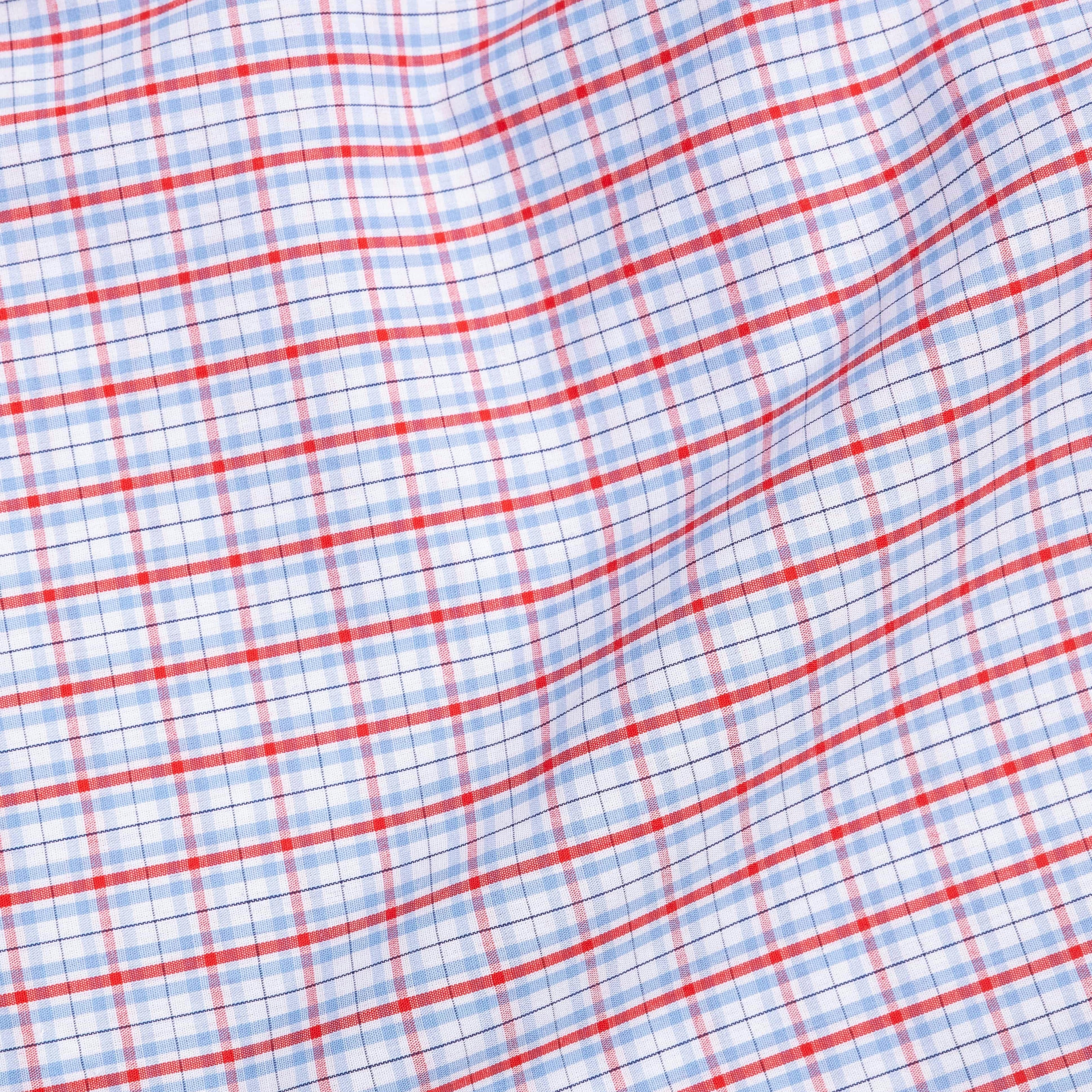 Button Down Shirt - Patriotic Plaid