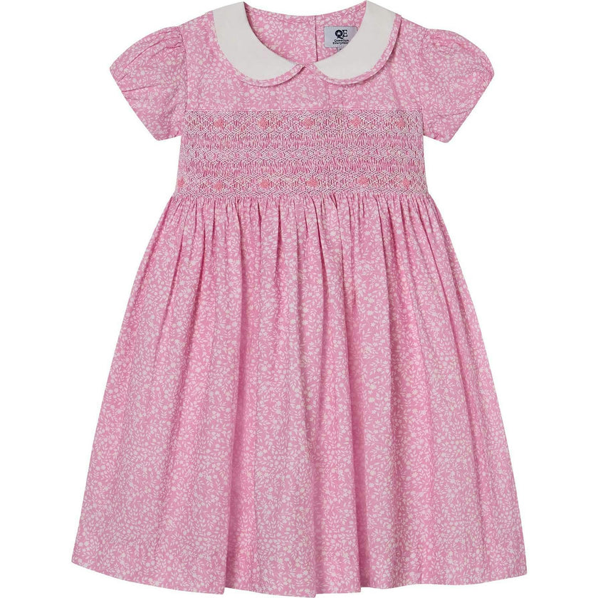 Hand-Smocked Girls Dress - Esme