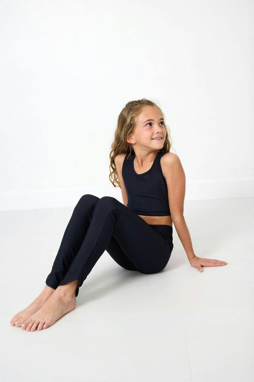 foreverflex black crop top