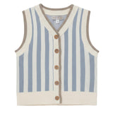 Striped Knit Vest