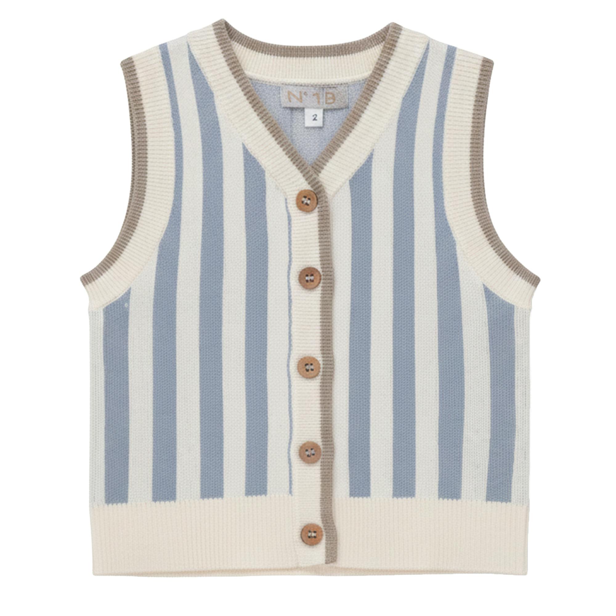 Striped Knit Vest