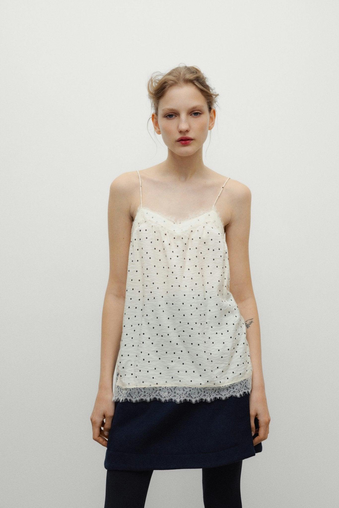 Polka Woman Top