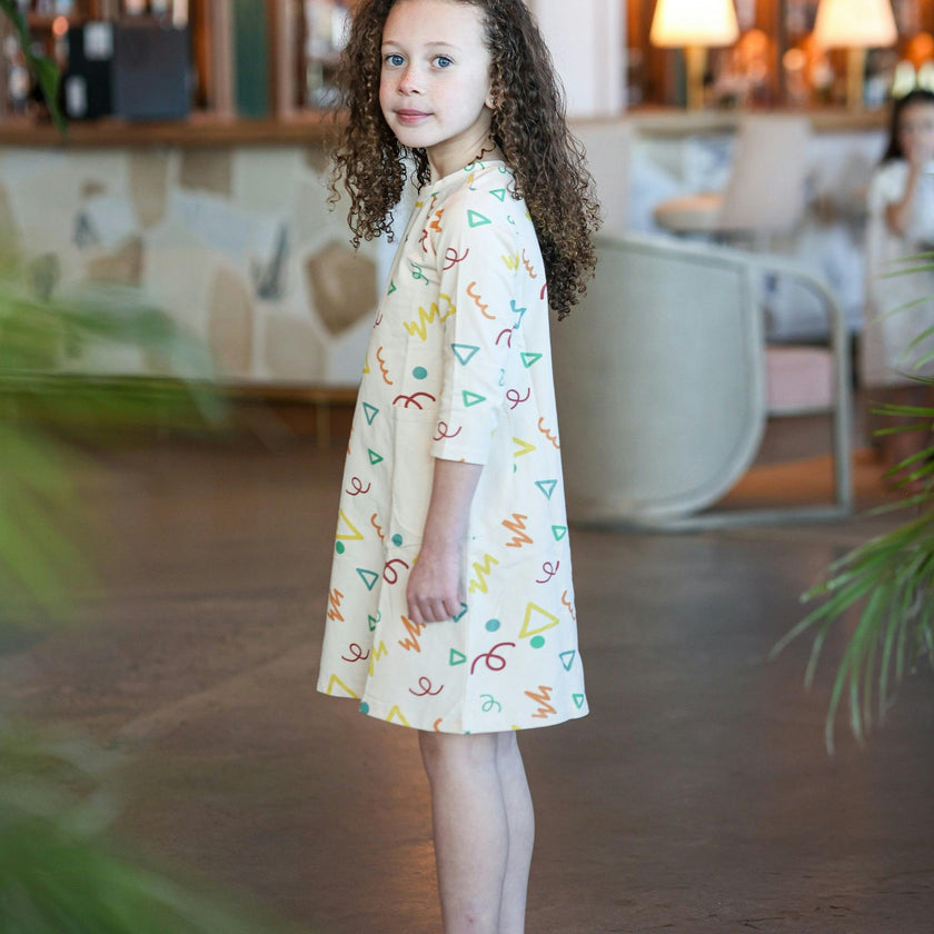 Summer Fun 3/4 Sleeve Dress
