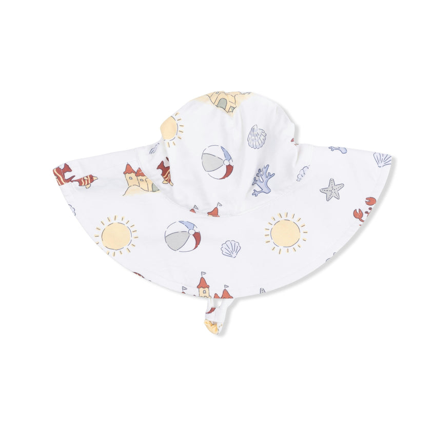 Sunny Sandcastles - Wide Brim Sun Hat
