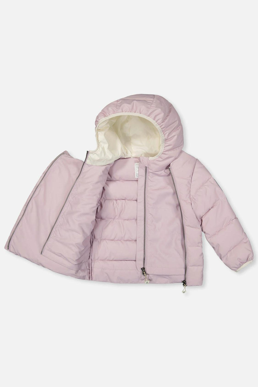Winter Jacket Adapted For Car Seats Lavender