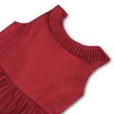 Organic Pleated Collar Party Dress