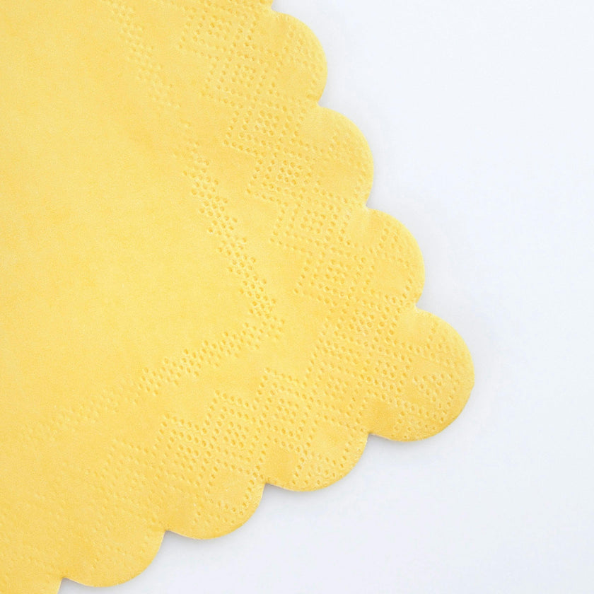 Lemon Sherbet Large Napkins