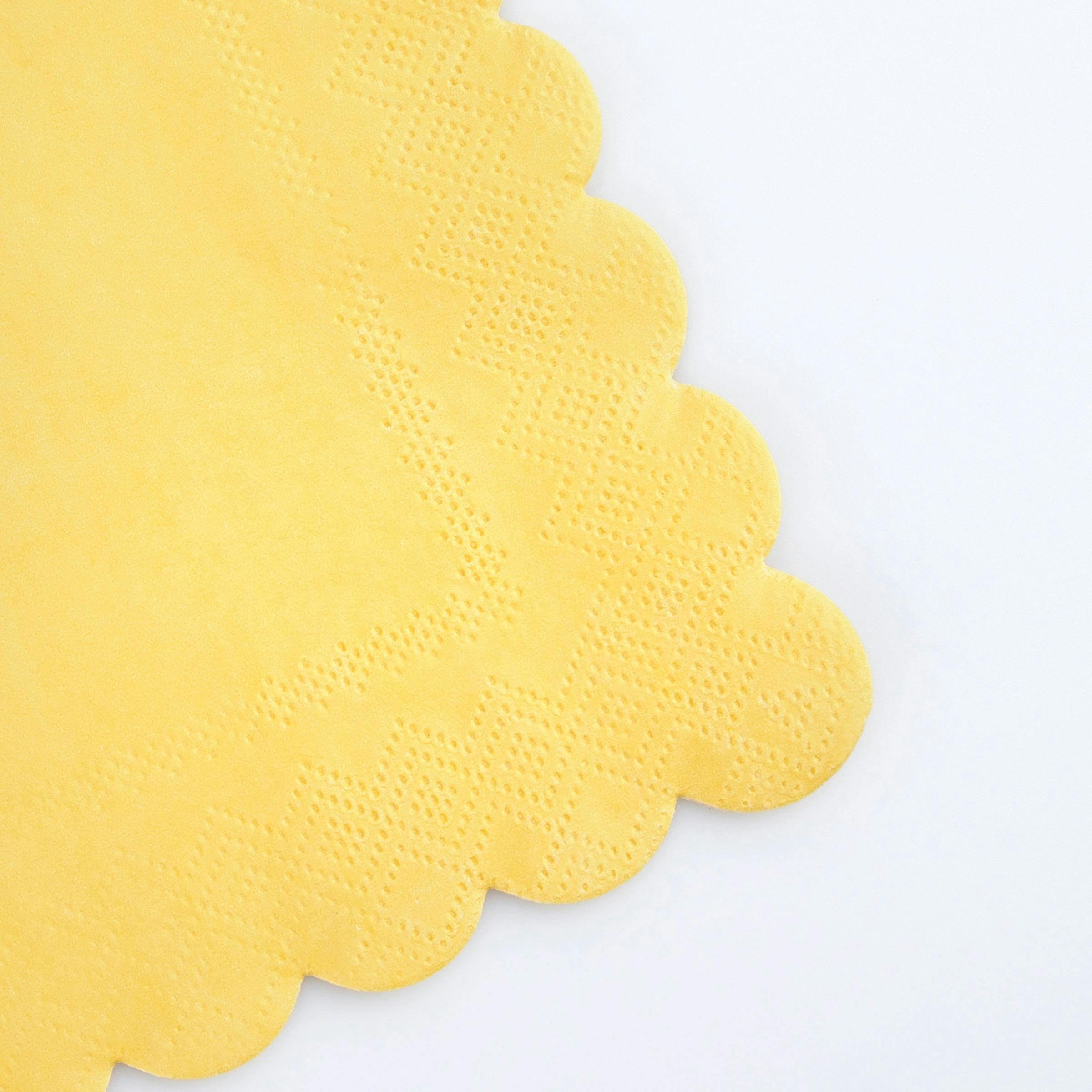 Lemon Sherbet Large Napkins