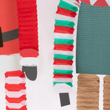 Long Legged Santa & Decorations