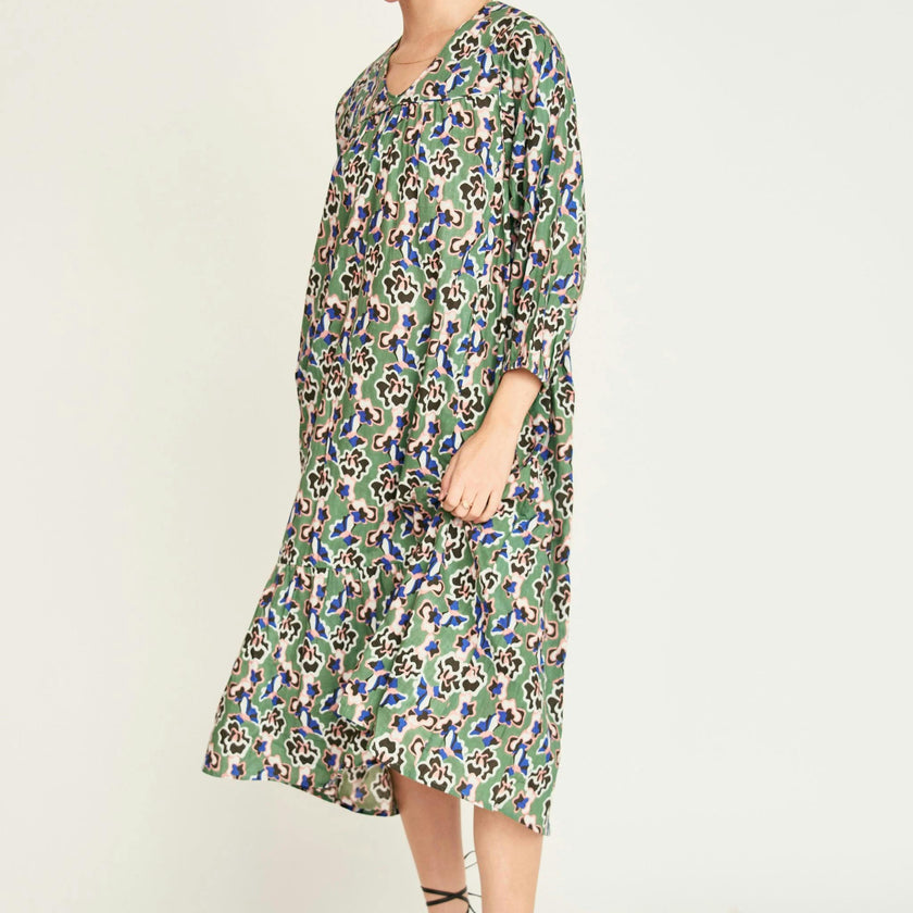 Belem Dress in Mint Orchid