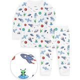 The Organic Long Sleeve Pajama Set [Aliens and Astronauts]