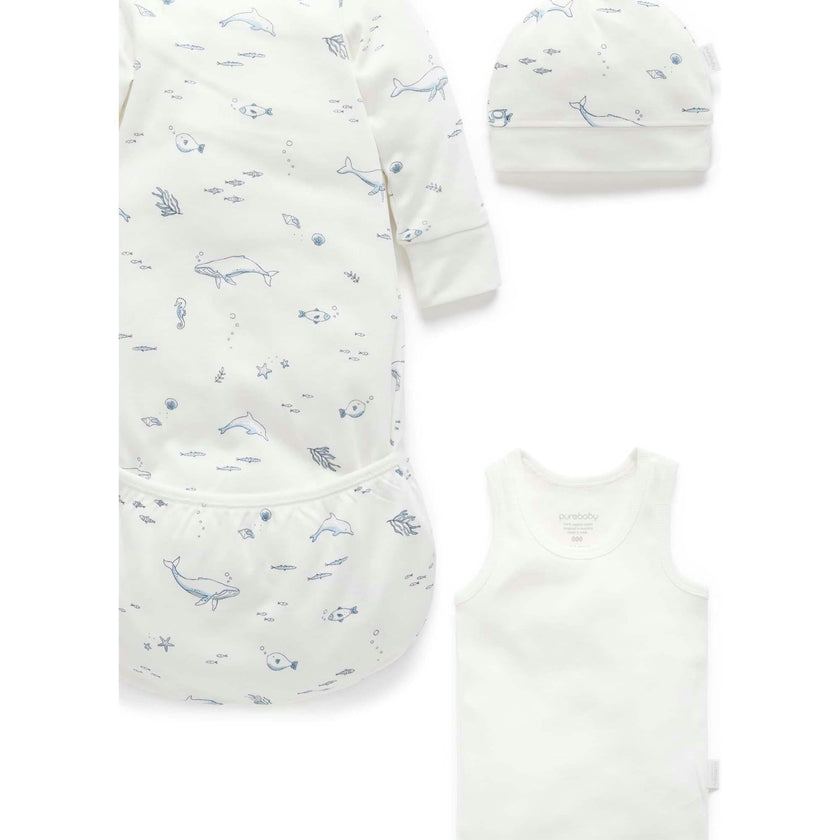 Newborn Hospital Pack Vanilla Nautical Pack