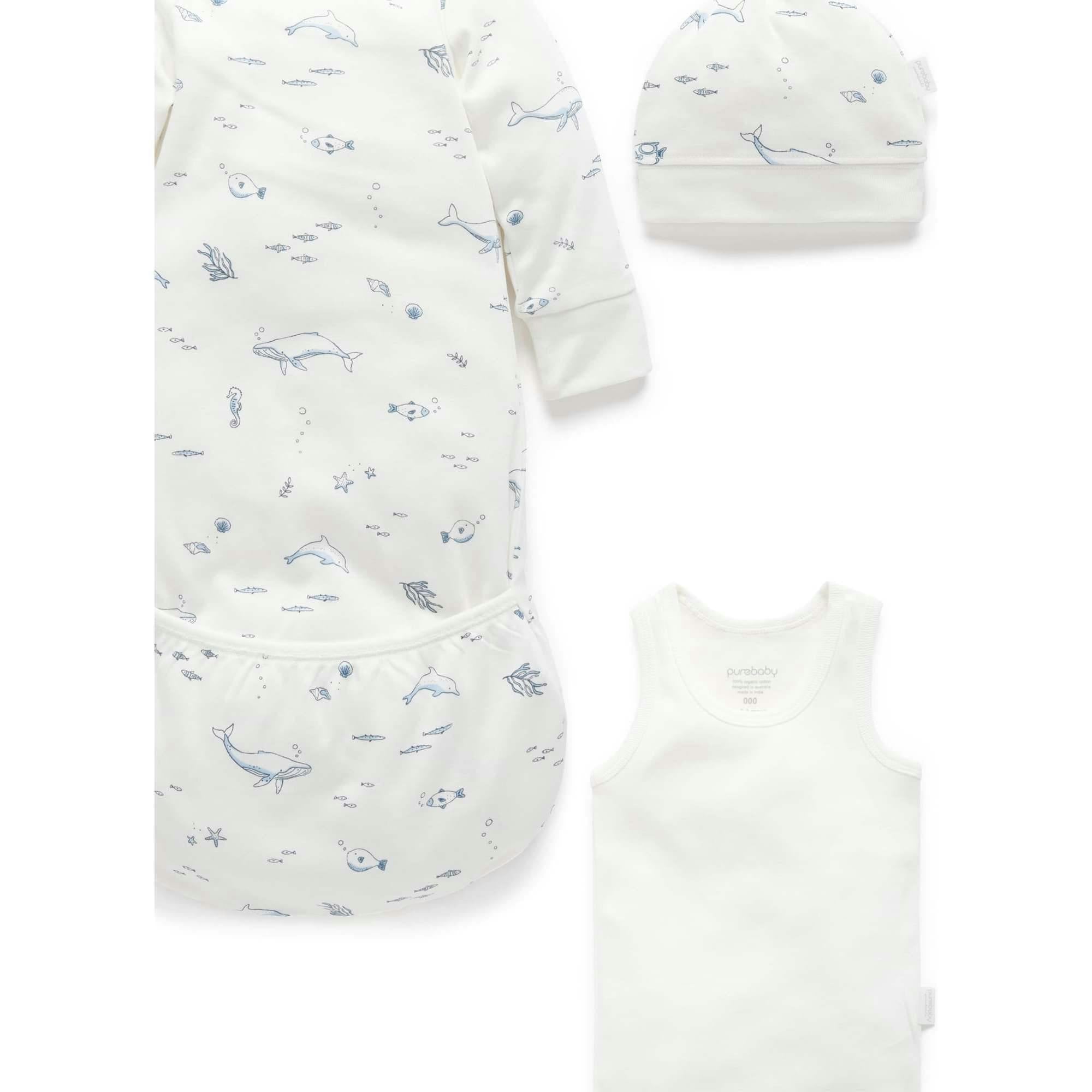 Newborn Hospital Pack Vanilla Nautical Pack