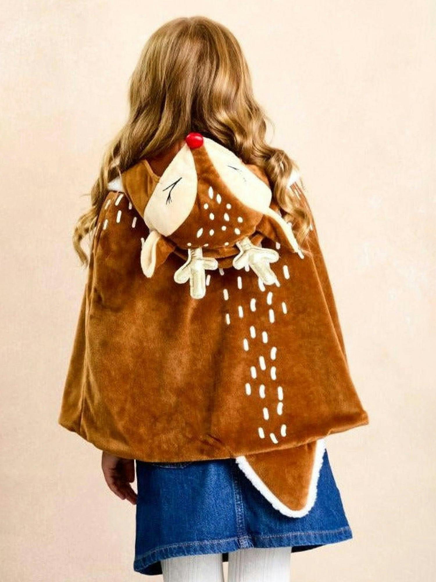 Holiday Reindeer Cape for Kids