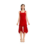 Radiant Red Elliston Bow-Tail Dress
