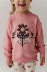Boxy Sweatshirt in Kindness Blooms