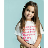 Kids Menu Crew Neck Tee, Prints
