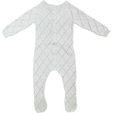 Diamond Pointelle Long Sleeve Footie