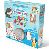 Bath Time: Stickers - Color Changing Muddy Paws