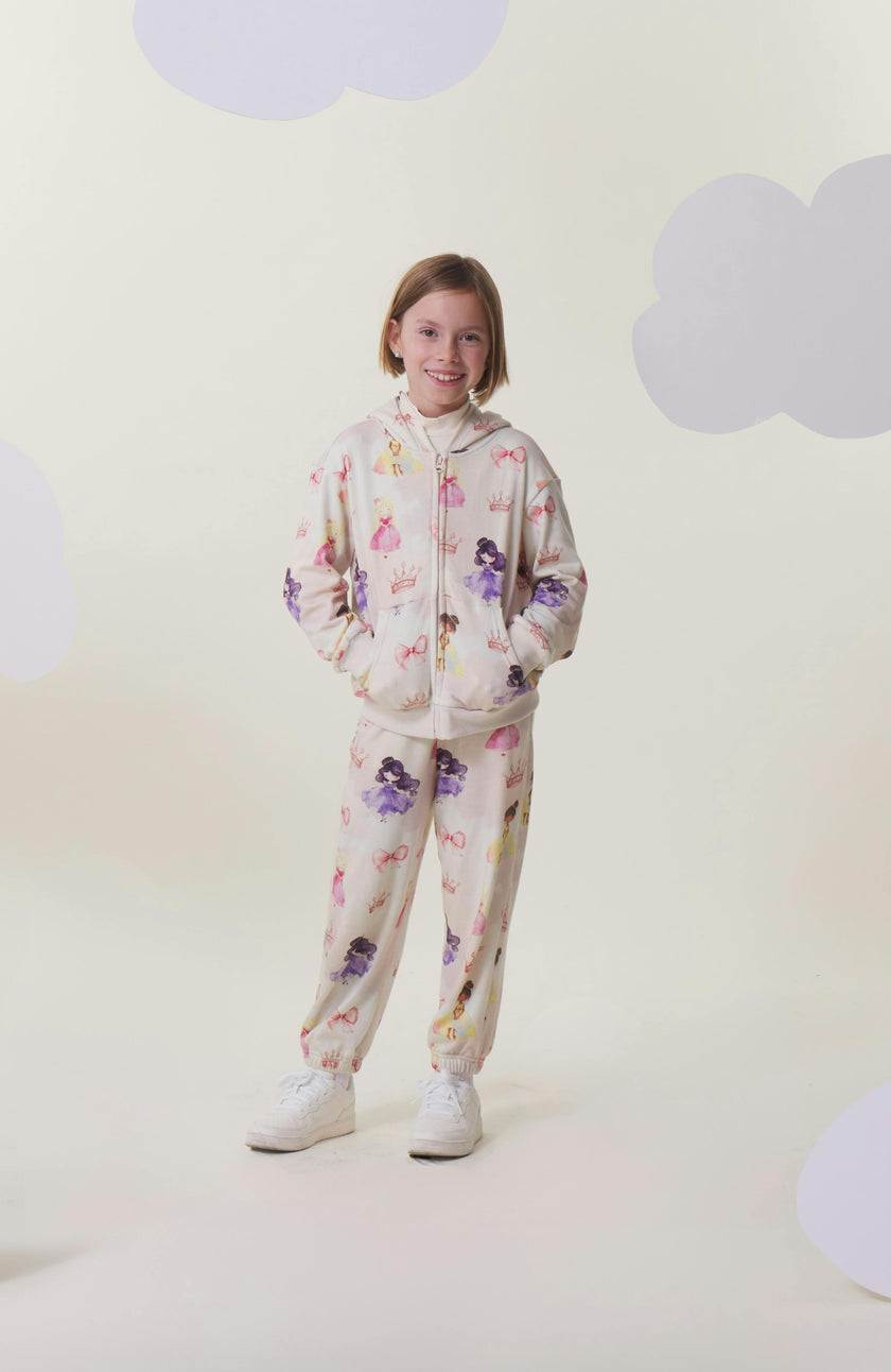 Soft Fleece Zip Up, Princess Dream