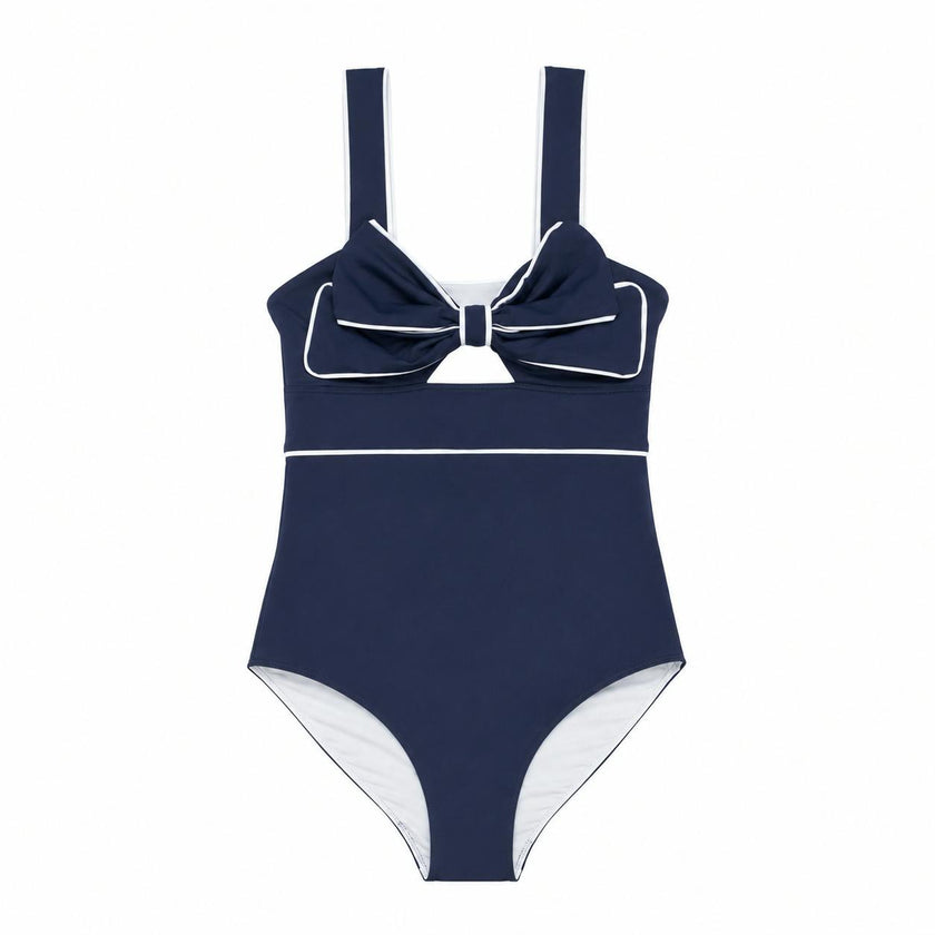 Brooke Bow One Piece in Narragansett Navy (Women's)